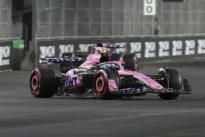 Alpine driver Pierre Gasly drives during the Formula One U.S. Grand Prix. Gasly qualified third for the race and finished 10th in the overall driver standings at the end of the season. (AP Photo/Rick Scuteri)