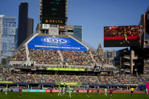 Lumen Field will host six matches in the 2026 FIFA World Cup, in Seattle. (AP Photo/Lindsey Wasson)